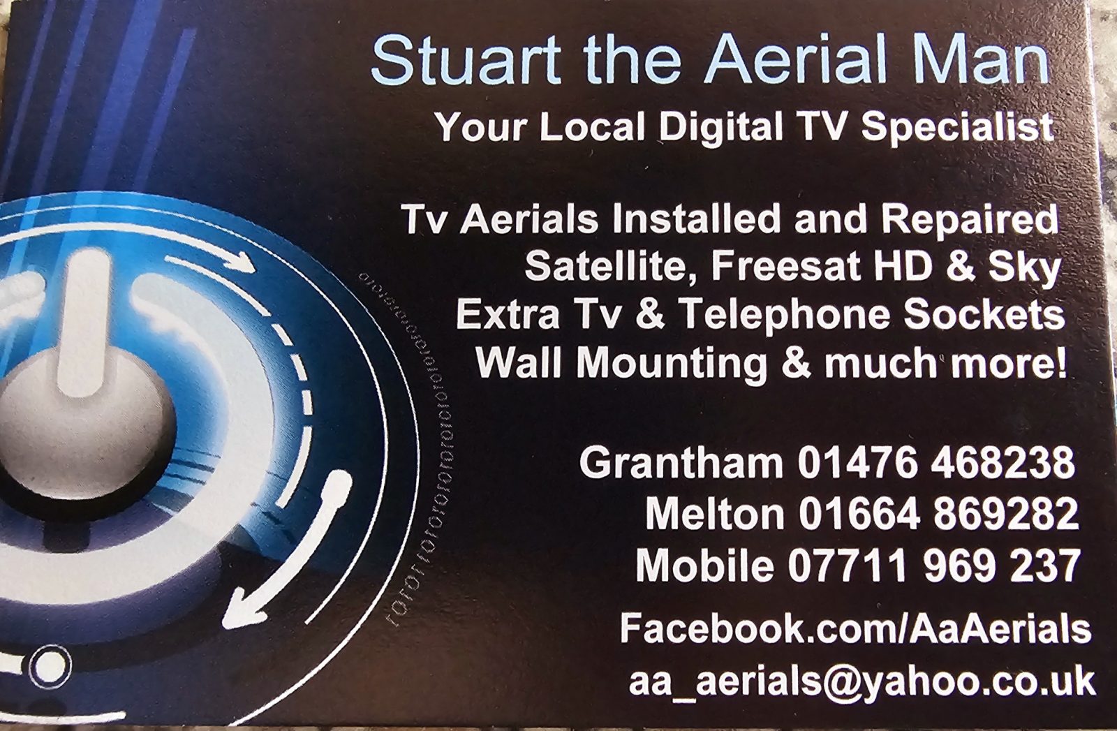 Stuart the aerial man